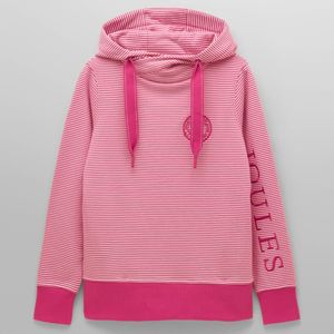 Joules Pink Rushton Cowl Neck Hoodie