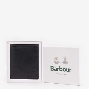 Barbour White Colwell Small Billfold Wallet for men