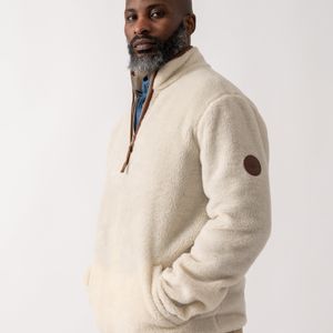 Gant Natural Half Zip Fleece for men