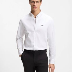 A/W 26 White Boss St Motion Long Sleeve Shirt for men