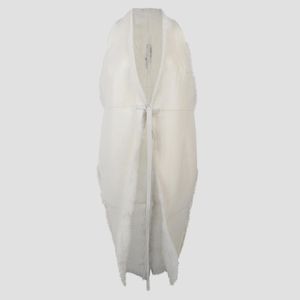 Rick Owens White Cyclops Fur Coat