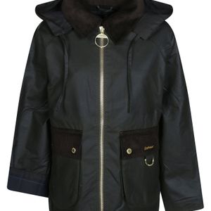 Barbour Black Carville Wax Jacket