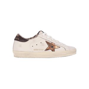 Golden Goose Deluxe Brand Pink Low-Top Sneaker With Metallic Star Detail