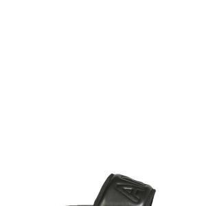 Ambush Black Leather Slide Sandals for men