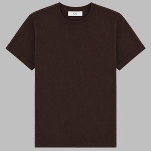 Co. Brown Cashmere Crewneck T-Shirt