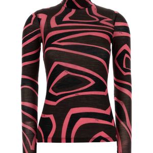 Emilio Pucci Red Embellished Mini T-Shirt