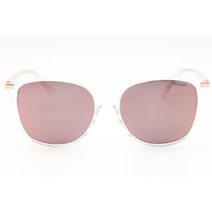 Polaroid Pink Rectangular Sunglasses