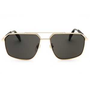 Chopard Gray Rectangular Metal Sunglasses for men