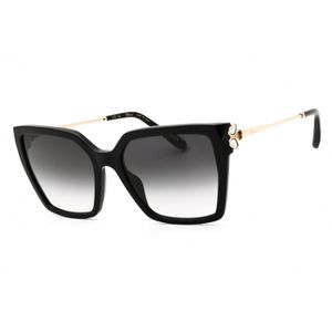 Chopard Black Rectangular Sunglasses