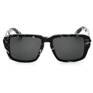 Philipp Plein Black Stylish Rectangular Sunglasses for men