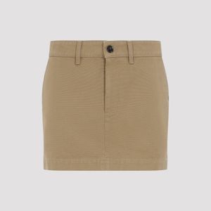 Balenciaga Natural Cotton Skirt