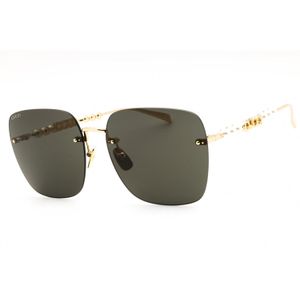 Gucci Green Stylish Rectangular Sunglasses For