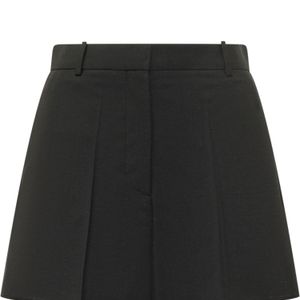 Givenchy Black Fashion Forward Shorts With Elegant Pleats