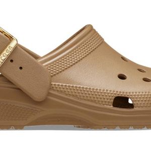 CROCSTM Black Classic Metallic Buckle Clog