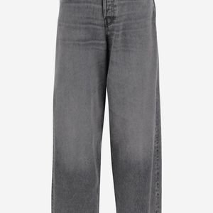 Haikure Grey Cotton Denim Jeans