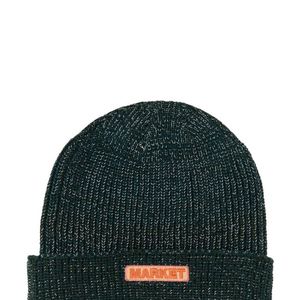 Market Green Workmans Logo Beanies Hat for men