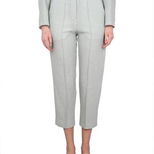 Alysi Grey Tapered Elasticated Pants
