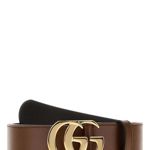 Gucci White Gg Marmont Buckle Belt for men