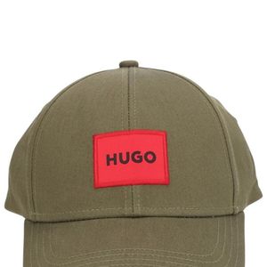 HUGO Green Logo Patch Baseball Cap for men