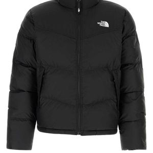 The North Face Black Logo Puffer Jacket for men