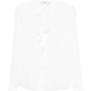Jucca White Regular Solid Shirt