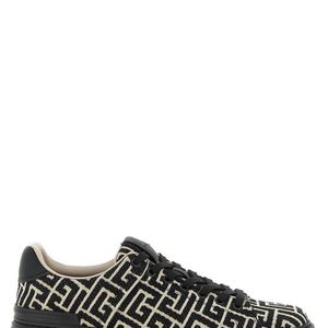 Balmain Blackwhite B-Court Sneakers for men