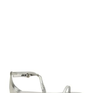McQueen White Solid Sandals