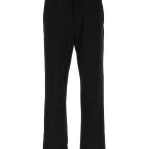 Prada Black Stretch Polyester Pant for men