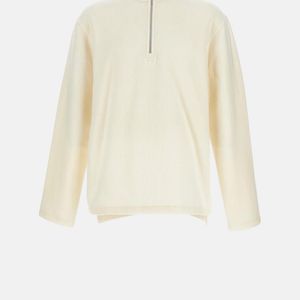 Rier White Solid Sweatshirt for men