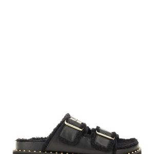 Ash Black Studded Sandals