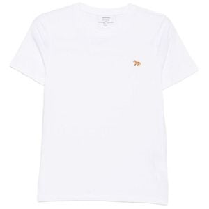 Maison Kitsuné White Baby Fox Cotton T-Shirt