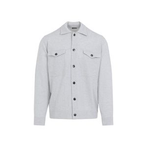 Kiton Grey Wool Jacket for men