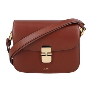 A.P.C. Brown Grace Small Crossbody Bag