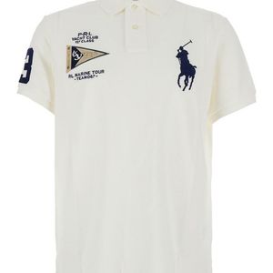 Polo Ralph Lauren White Shirt Collar Polo for men