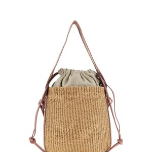 Chloé Natural Woody Small Bucket Bag