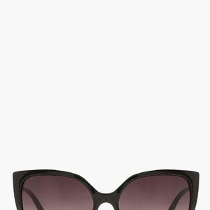 Boohoo Schwarz Womens Oversized-Cat-Eye-Sonnenbrille Mit Verlaufsgläsern
