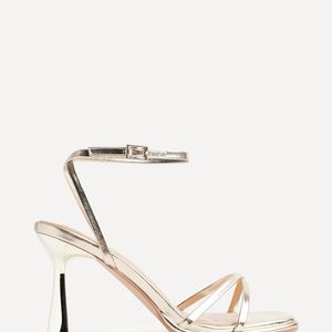 Linzi White Verve Crossover Stiletto Heel