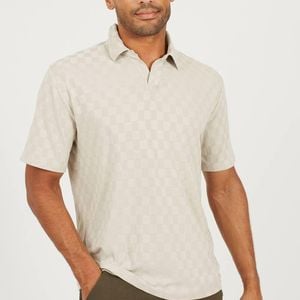 Brave Soul White Short Sleeve Open Collar Polo Shirt for men
