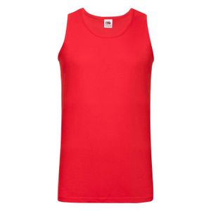 Fruit Of The Loom Red Valueweight Athletic Tank Top for men