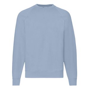 Fruit Of The Loom Blue Raglan Sleeve Belcoro Sweatshirt for men