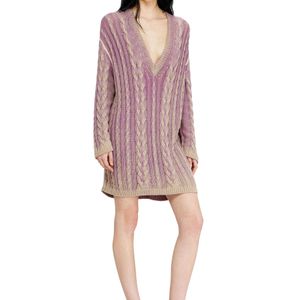 DIESEL Pink Short Sweater Dress