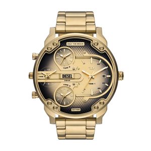 DIESEL Metallic Mr. Daddy Slim Multi-Movement Stainless Steel Watch for men