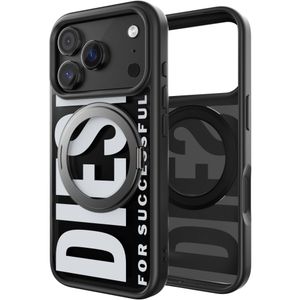 DIESEL Black Ringstand-Magsafe Case For Iphone 17 Pro