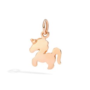 Dodo Metallic Rose Unicorn Charm