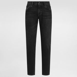 Dolce & Gabbana Black Denim Trousers for men