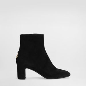 Dolce & Gabbana Black Suede Ankle Boot