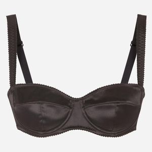 Satin Balconette Bra Dolce & Gabbana de color Negro