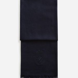 Sciarpa in cashmere e seta di Dolce & Gabbana in Blu da Uomo