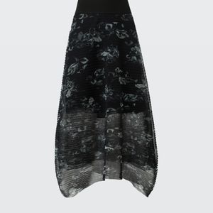 Dorothee Schumacher Black Nocturnal Transparency Skirt