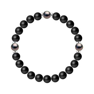 Rodney & Rolf Black Bracelet Sterling 925 Kozhikode